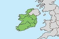 Map of Ирландия