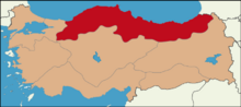 Карта Black Sea Coast of Turkey