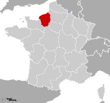 Carte de Haute-Normandie