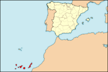 Mapa de Canary Islands