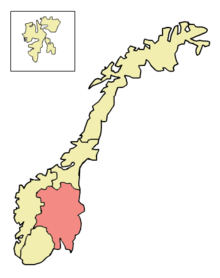 Карта Ostlandet